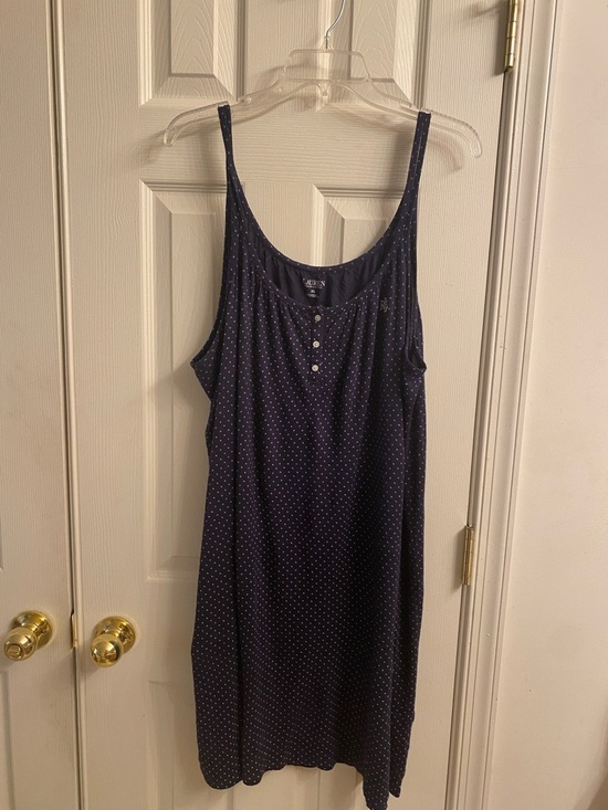 Lauren Ralph Lauren Other - Lauren Ralph Lauren Navy and White Polka Dot Henley Slip